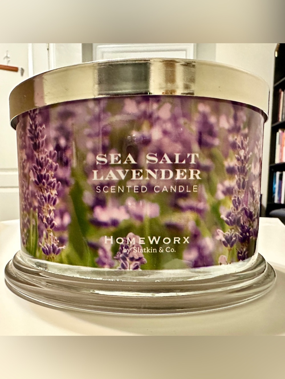 Homeworx Candles Sea Salt Lavender Scent 18oz NEW
